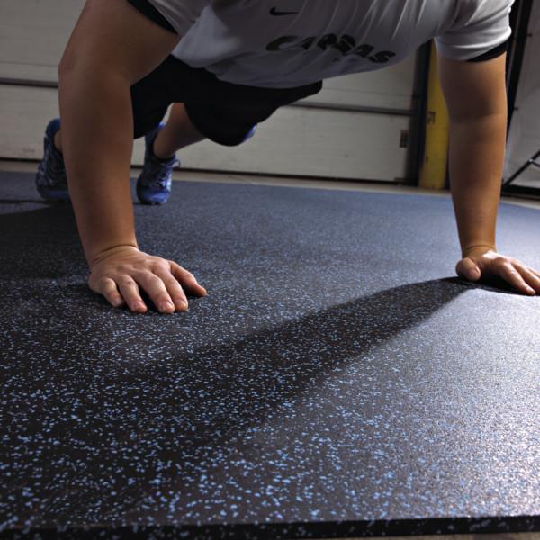 Dark Slate Gray Commercial Rubber Gym Matting