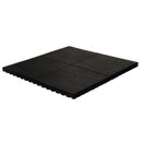 Heavy Duty Interlocking Rubber Gym Tiles, Shock Absorbent, Slip-Resistant, 30kg, Premium Fitness Flooring for Home & Commercial Use, Easy Install