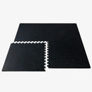 Black Heavy Duty Rubber Gym Tiles
