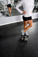 Light Gray Classico Gym Rubber Flooring Rolls