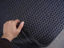 Dark Slate Gray Bubble Hammer Top Ribbed Back Gym Mats