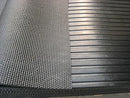 Dark Slate Gray Bubble Hammer Top Ribbed Back Gym Mats