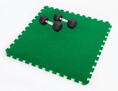 Forest Green AstroTuff Gym Tiles