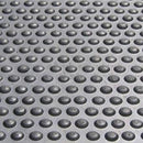 Dark Gray Bubble Hammer Top Ribbed Back Gym Mats