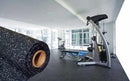 Gray Commercial Gym Rubber Matting Linear Meter