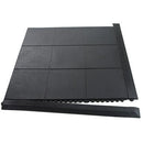 Dark Slate Gray Rubber Gym Mats Interlocking Heavy Duty Commercial