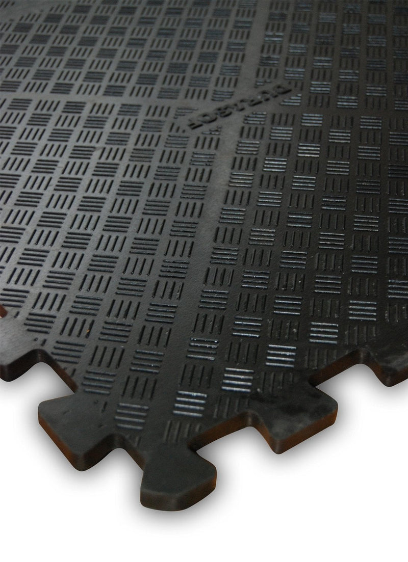 Dark Slate Gray Rubber Interlocking Gym Mats Heavy Duty Flooring Tiles